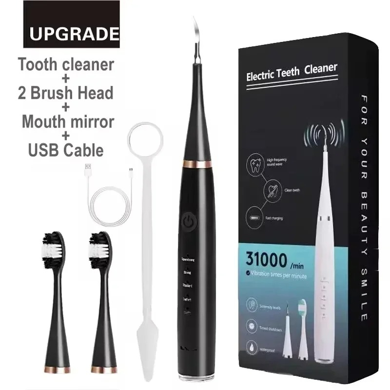 Electric Toothbrush Sonic - 소닉 전동 칫솔, 3가지 기능(치석 제거,