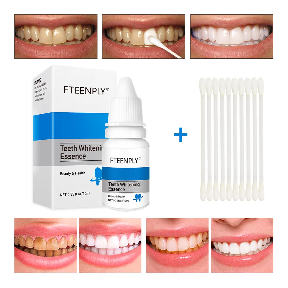Teeth Whitening Diy - FTEENPLY 치아 미백 에센스 파우더 구강