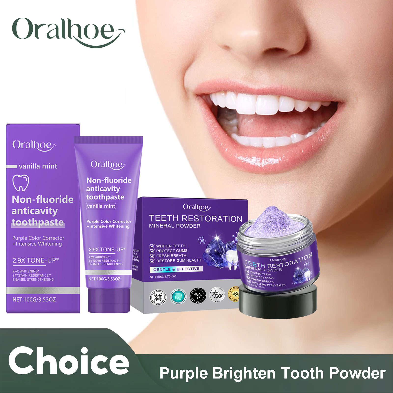 Teeth Whitening Groupon - 치아 복원 미네랄 파우더 치아 미백,