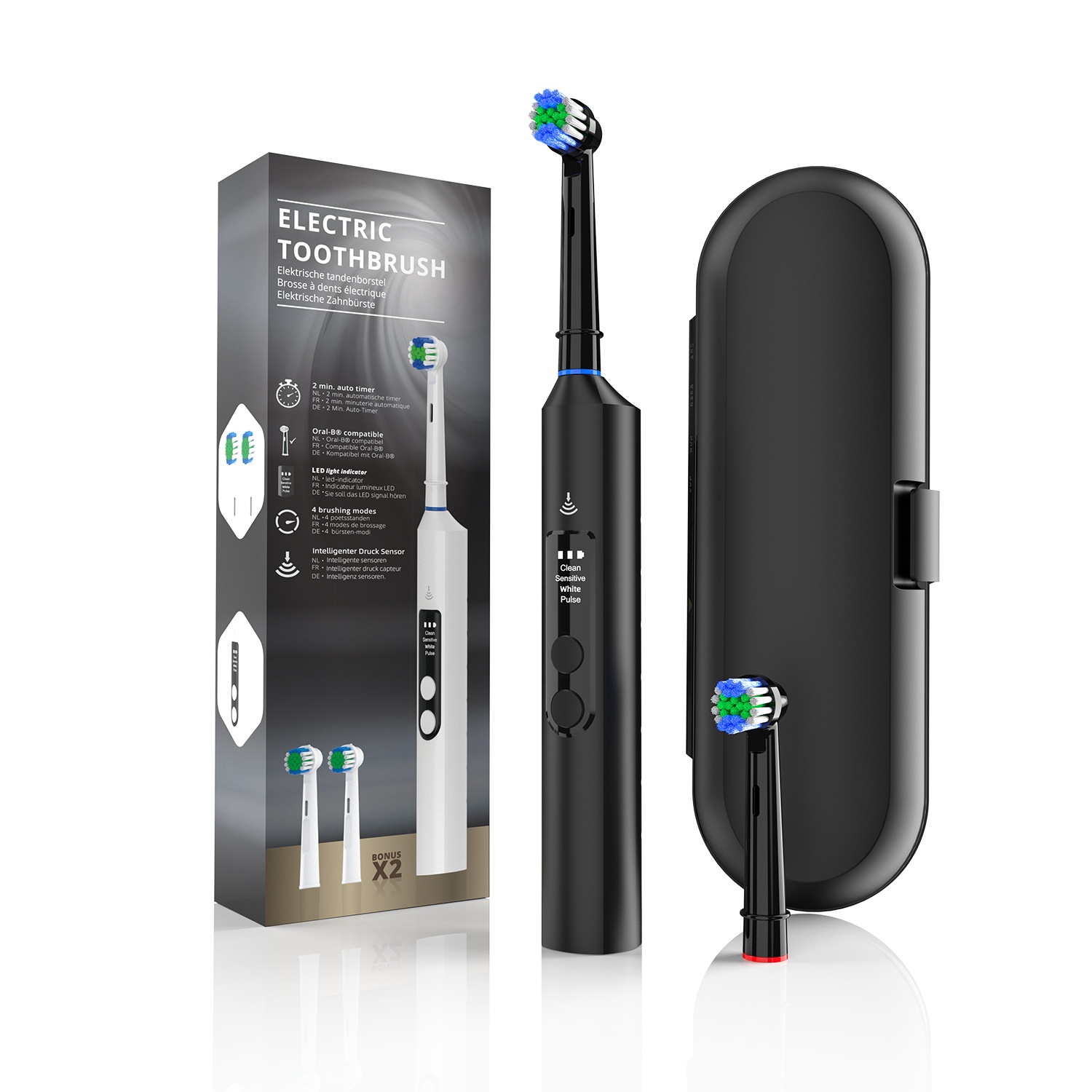 무선 충전식 완전 자동 스마트 전동 칫솔 성인용 소프트 - Electric Toothbrush Sonic 리뷰 및 가격