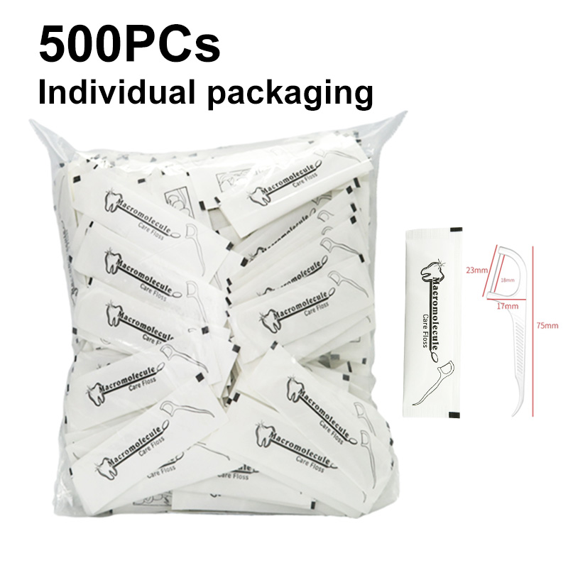 500PCs 일회용 치실 친환경 치실 이쑤시개 호텔 가 - Dental Floss Picks 리뷰 및 가격