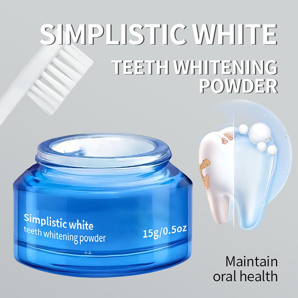심플한 화이트닝 치아 미백 파우더 얼룩 제거 치아 파우 - Teeth Whitening Diy 리뷰 및 가격