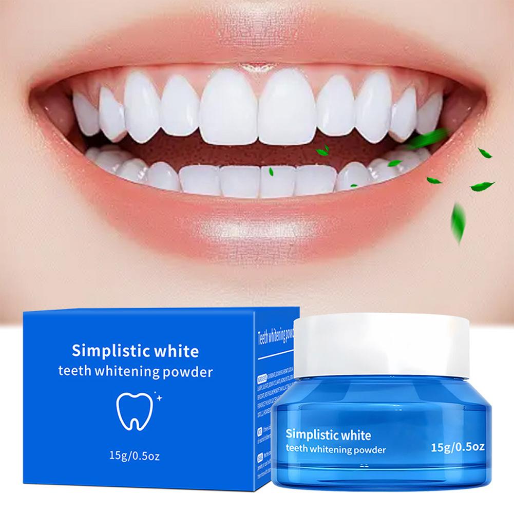 심플한 화이트닝 치아 미백 파우더 얼룩 제거 치아 파우 - Teeth Whitening Diy 리뷰 및 가격