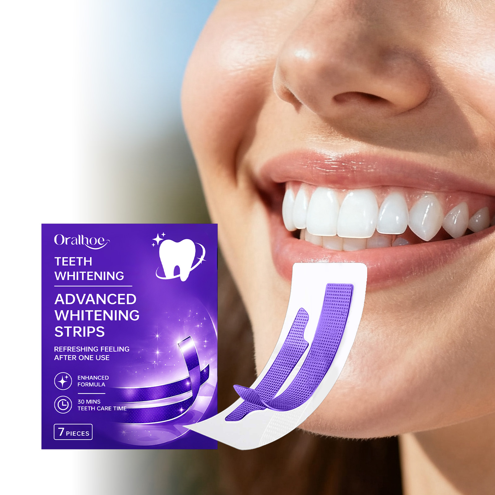 보라색 치아 미백 스트립: 치석과 얼룩을 제거하고, 순 - Teeth Whitening Effects 리뷰 및 가격