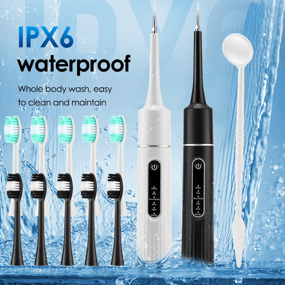 전동 치아 클리너 방수 칫솔 음파 진동 치과 스케일러  - Electric Toothbrush Sonic 리뷰 및 가격