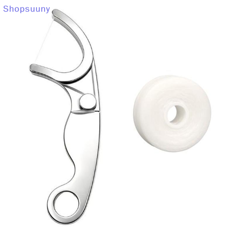 스테인리스 스틸 치실 홀더, 평생 사용 가능한 치실 픽 - Dental Floss Picks 리뷰 및 가격