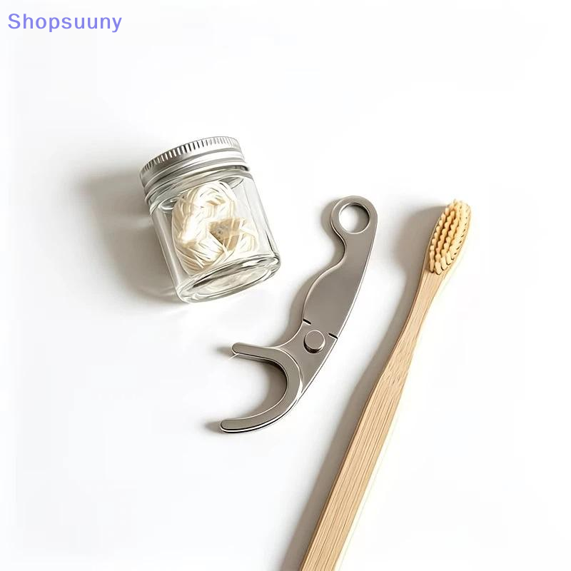 스테인리스 스틸 치실 홀더, 평생 사용 가능한 치실 픽 - Dental Floss Picks 리뷰 및 가격