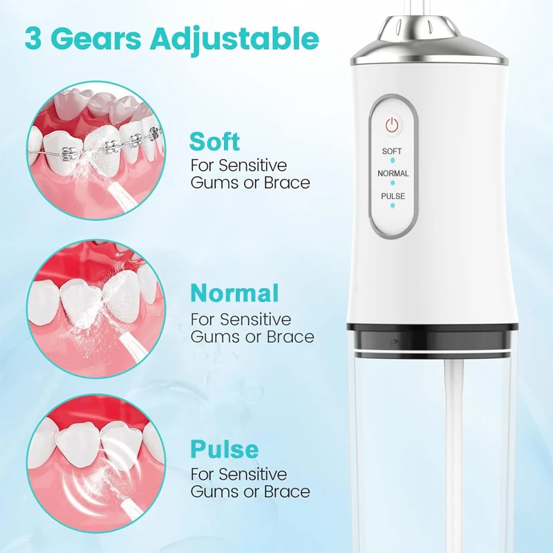 휴대용 치과 물 Flosser 구강 Irrigator  - Dental Floss Picks 리뷰 및 가격