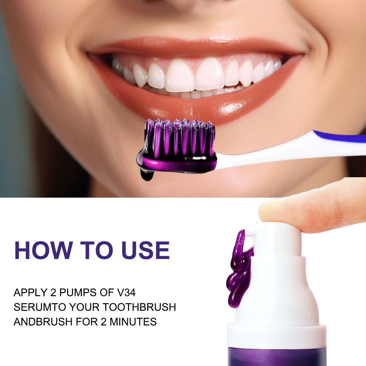 퍼플 치약 컬러 코렉터 세럼 - 치아 미백 효과 증진, - Teeth Whitening Yellow Teeth 리뷰 및 가격