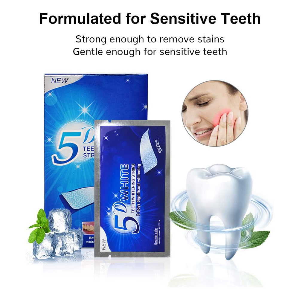 5D 화이트 치아 미백 스트립 미백 젤 화이트 스트립  - Teeth Whitening Diy 리뷰 및 가격