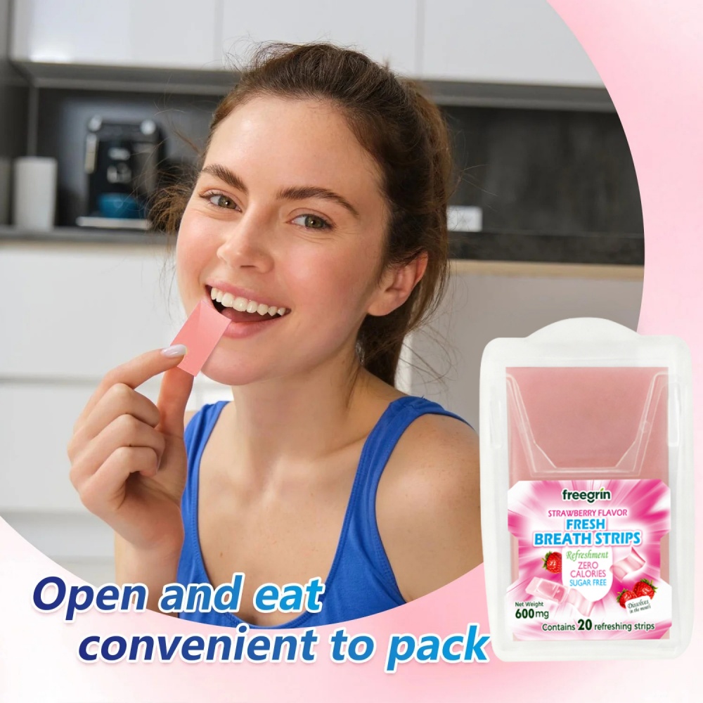 호흡 청정제 멋진 딸기 민트 PocketPaks 휴대용 - Teeth Whitening In Office 리뷰 및 가격
